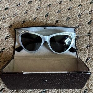 Gucci mother of pearl cat eye sunglasses